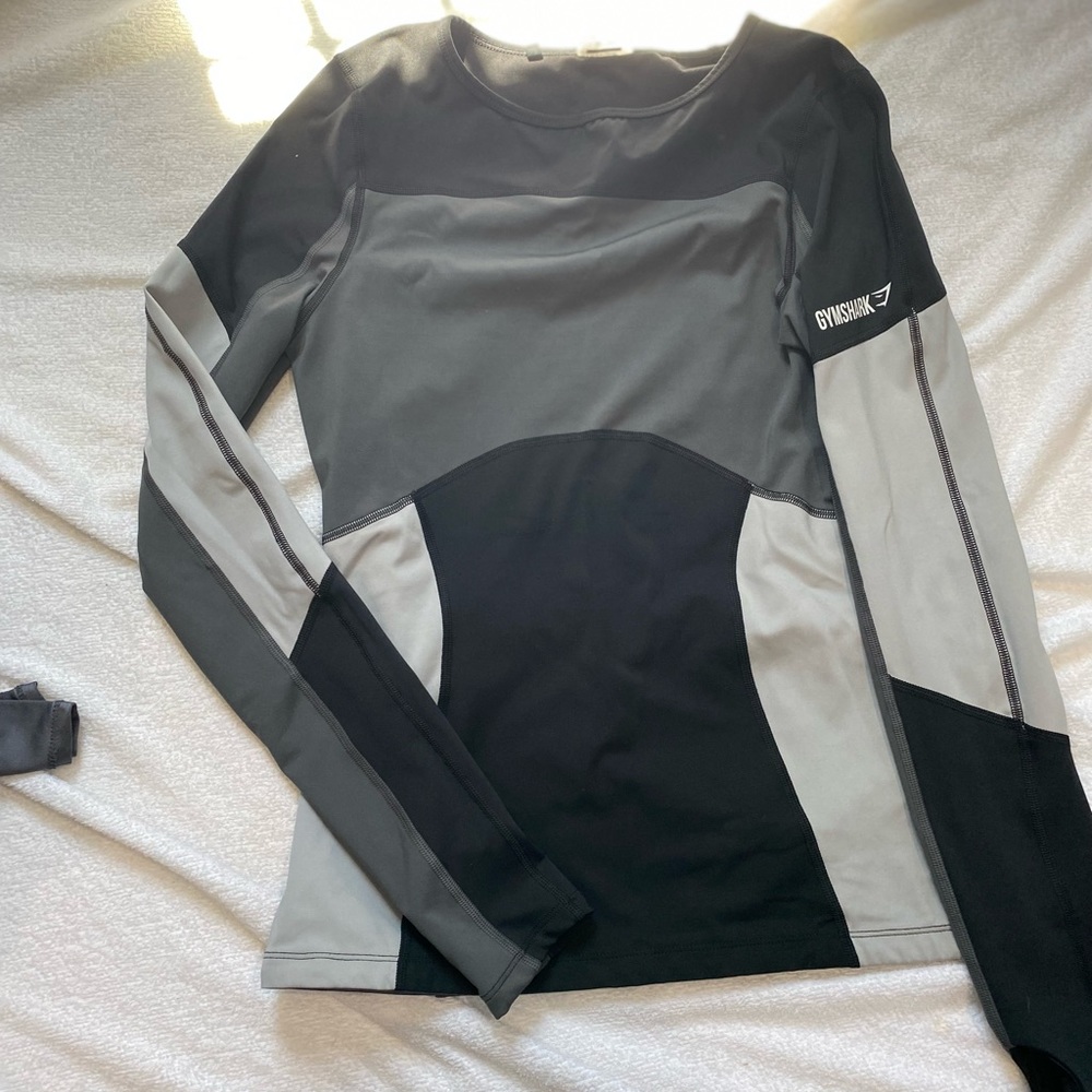 Gym shark workout shirt